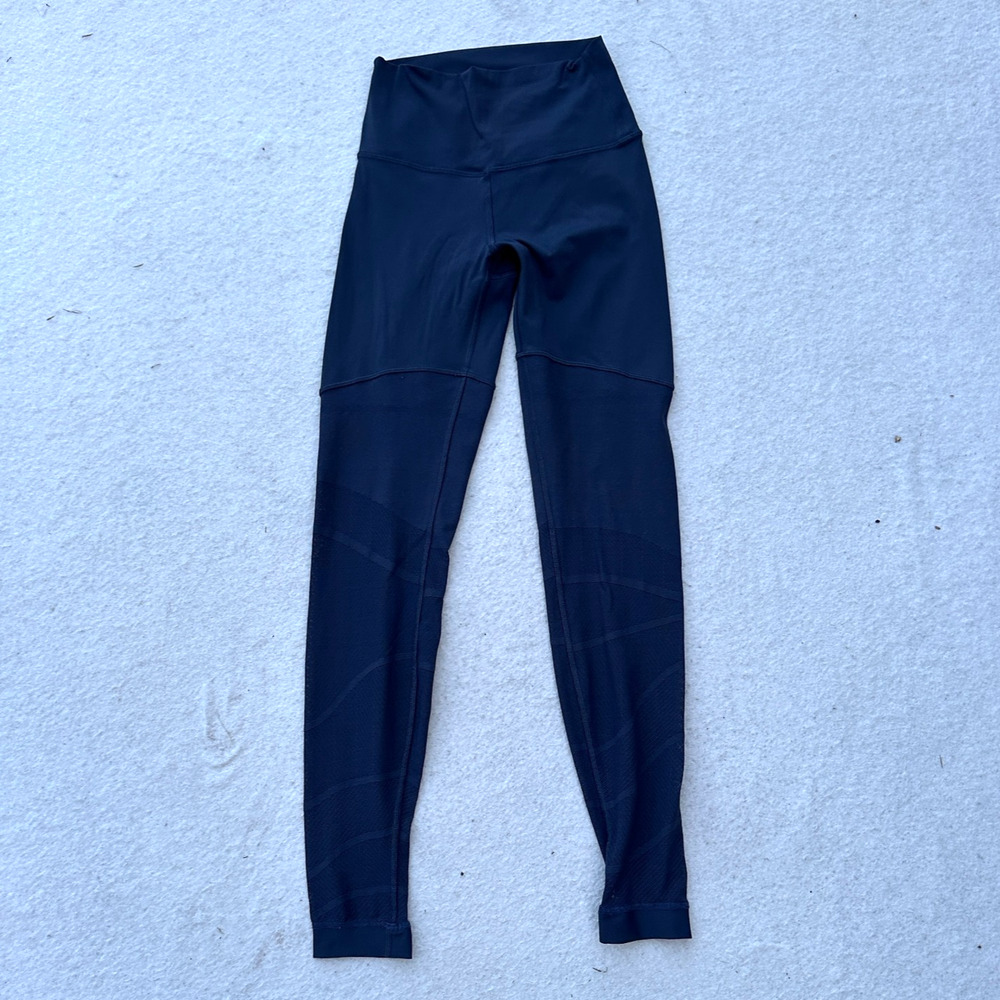 Lululemon Sheer Will High-Rise Tight 28" Pulse Women's Size 4 Stone Blue